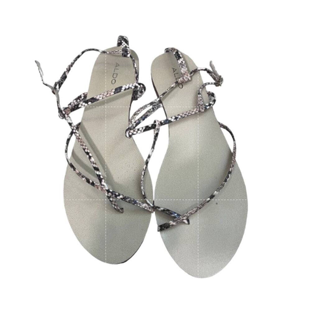 Women's Strappy Snake Skin Aldo Sandals 9